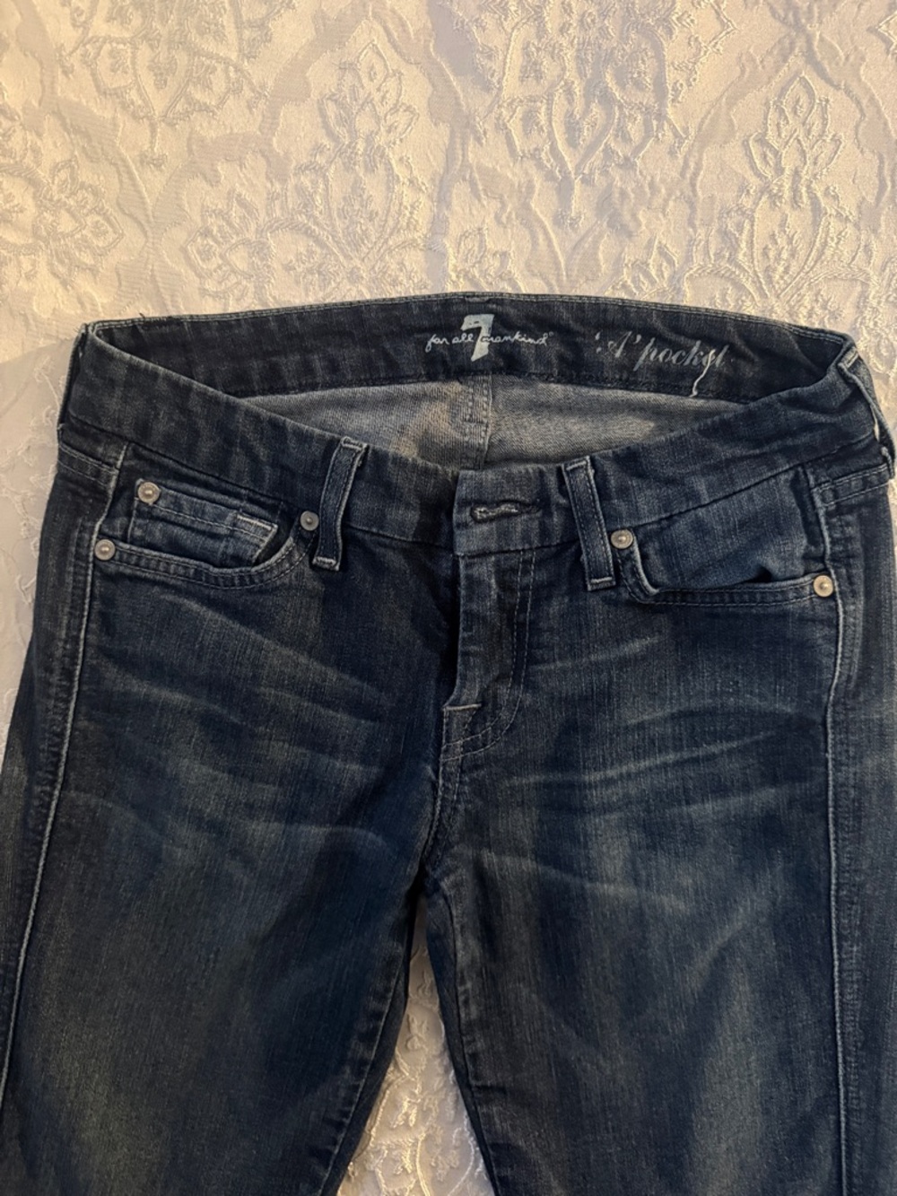 7 for all Mankind A pocket Dark Wash Women's Jeans - Classic Slim Fit size 25